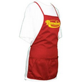 Deluxe Bib Apron in Colored Twill